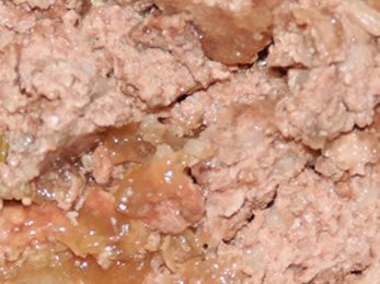 Das Fleisch in Catz Finefood Katzenfutter